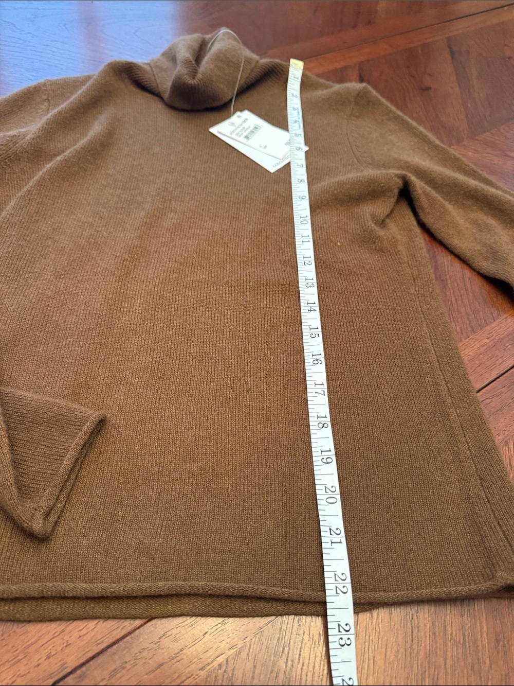 Magaschoni Brown 100% CashmereTurtleneck Sweater - Picture 6 of 9